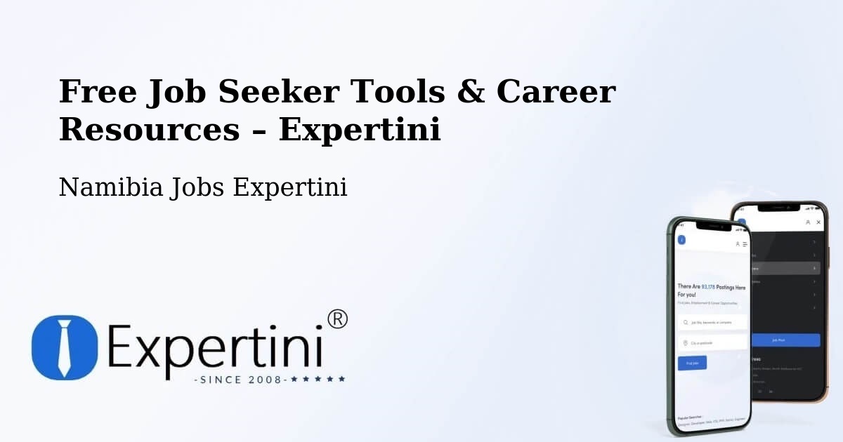 Free Job Seeker Tools & Career Resources – Grootfontein - Grootfontein, Namibia Jobs Expertini